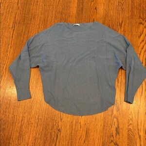 Vila Milano Cozy Knit Sweater – Blue Grey – Size XL